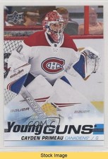 2019-20 Upper Deck Young Guns Cayden Primeau #454 READ 0tl