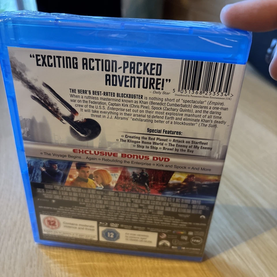 Star Trek Into Darkness Blu-ray (2013) - New & Sealed - Image 2 of 2