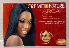 Creme Of Nature With Argan Oil Relaxer- SUPER Advanced Straightening Cream