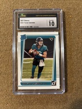 2021 Panini Donruss Rated Rookie Trevor Lawrence #251 CSG 10 Jaguars Football