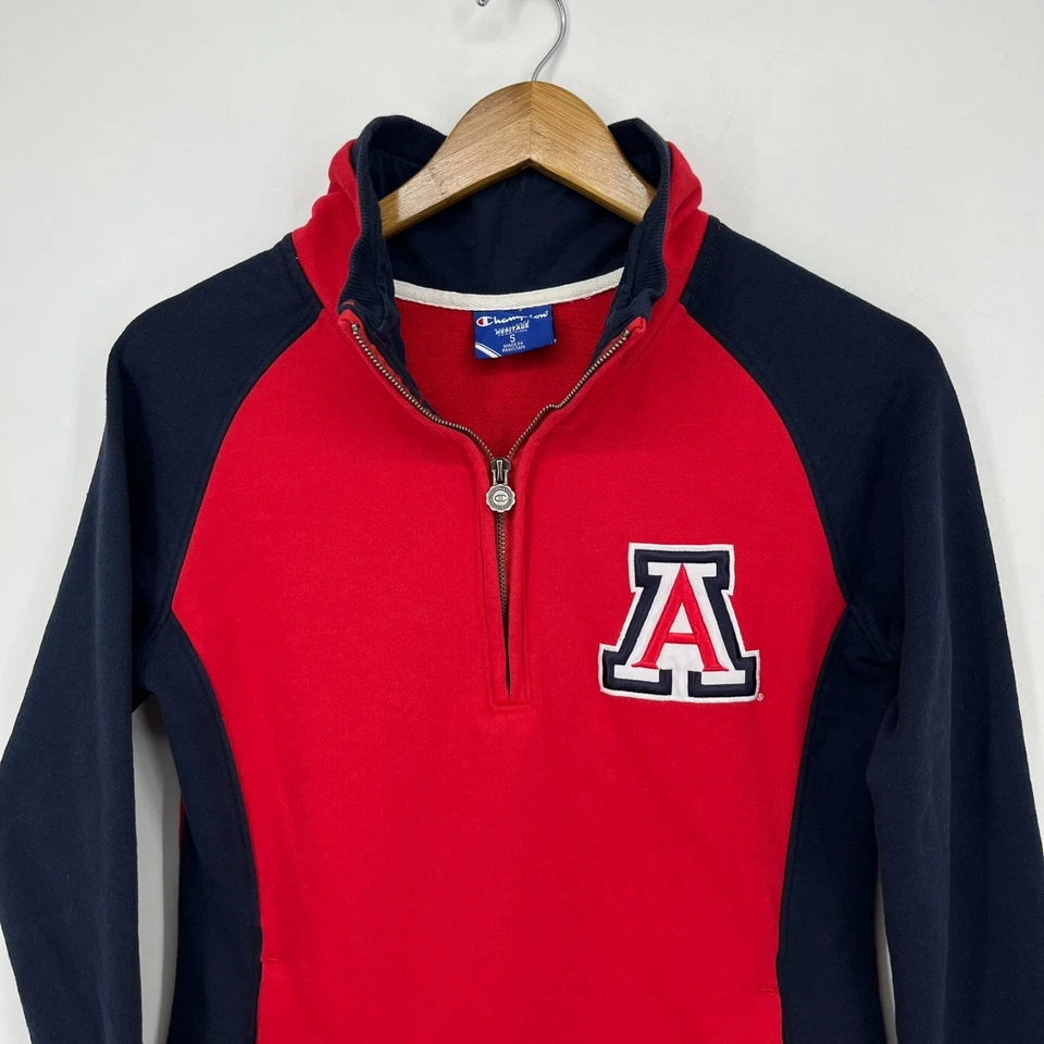 Champion Arizona Wildcats Pullover Sweatshirt Women's S Red U of A Embroidered - Image 2 of 4