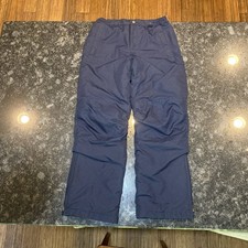 Lands' End Snow Board/ Ski Insulated Pants Youth Size 14 Navy Blue Snow Pants