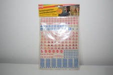 C21 1:87 BUSCH HO 6028 CITY SIGN SET TRAFFIC SIGN SET MIB 2