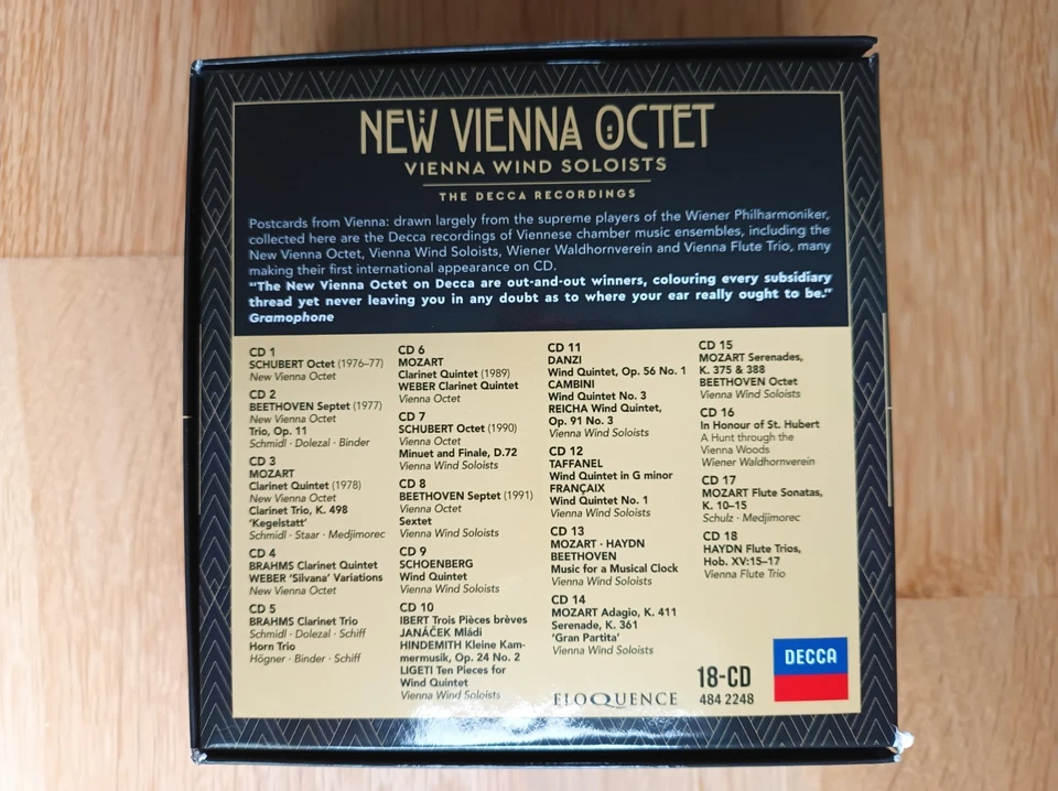 New Vienna Octet - Decca Eloquence - 18 CD Box Set - Unplayed / As New / Wie Neu - Bild 3 von 4