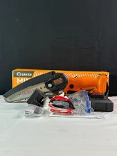 Saker SK1806K Orange Cordless 20V 260 Watts Electric Mini Chainsaw