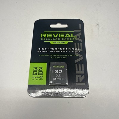 Tactacam 32GB SDHC Memory Card High Performance Reveal Cellular Camera FS32GB