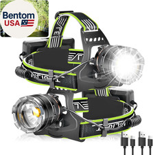 Rechargeable Headlamp 2 Pack Super Bright Headlamp For Adults Motion Sensor Ha Rechargeable Headlamp 2 Pack Super Bright Headlamp For Adults Motion Sensor Ha