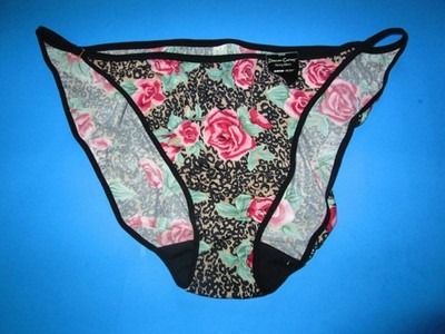 Vintage Y2K  Stretch Nylon STRING BIKINI Panties by AVENUE BODY 22/24 3X 10 NWT