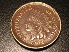 1862 Copper Nickel Indian Head Cent Most of Liberty