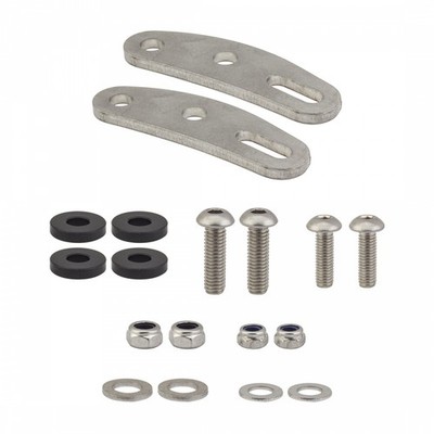 Tubus Foot Extension Set Silver For Cargo, Logo, Cosmo, Fly, Locc, And Vega