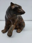 Art Nouveau Style Statue Sculpture Bear Wildlife Art Deco Style Bronze Signed