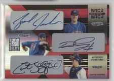 2004 Donruss Elite Extra Edition 56/100 Zach Jackson Curtis Thigpen Auto 1l2