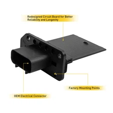 Heater Fan AC Blower Motor Resistor Control Module HVAC For Ford F150 Lincoln EA