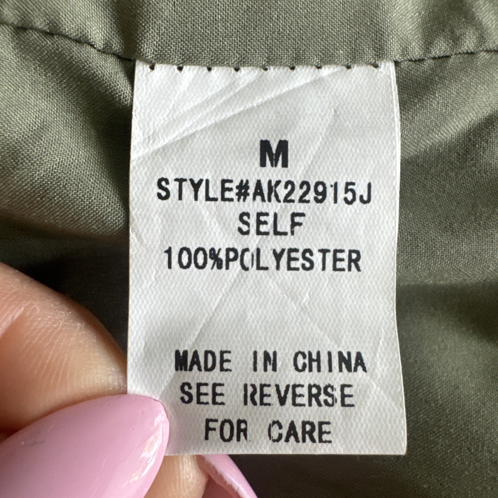 Green Plaid Patchwork Shacket Womens Medium Cordu… - image 4