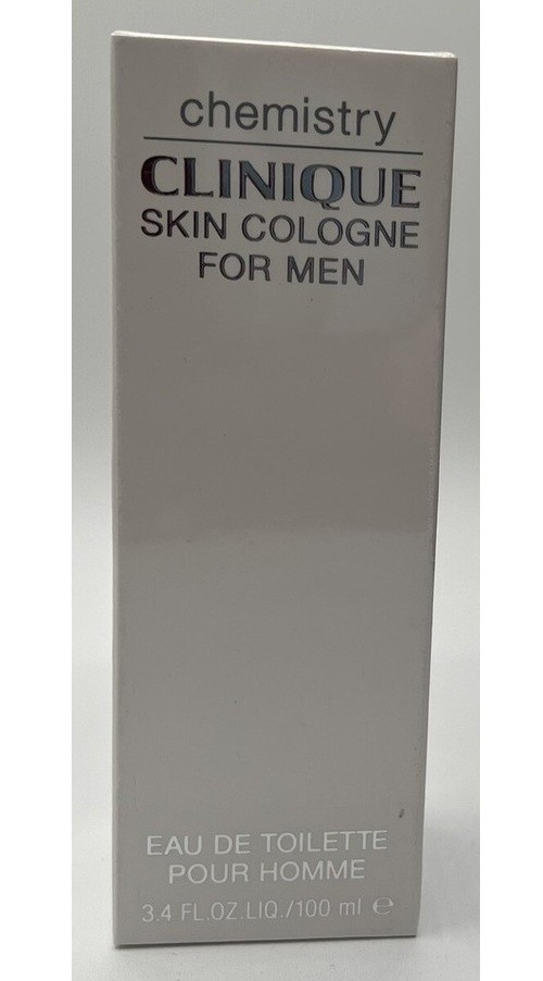 Clinique for Men Chemistry Skin Cologne 3.4 oz Eau De Toilette Spray SEALED NIB