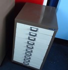 Bisley large drawer A3 Multidrawer Cabinet - 10 Drawer cream Filing