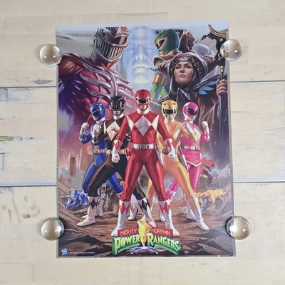 Mighty Morphin Power Rangers Galaxy Foil Variant 18''x24'' 39/50 LE Carlos Dattoli