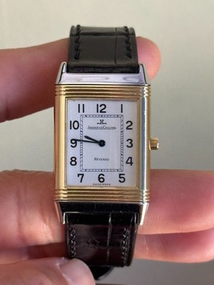 Jaeger LeCoultre Reverso Classique 250.5.08 Two Tone 18k Gold Steel