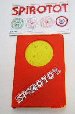 Vintage Spirotot Drawing Toy Kenner 1988 With All 4 Discs+Instructions Used Good
