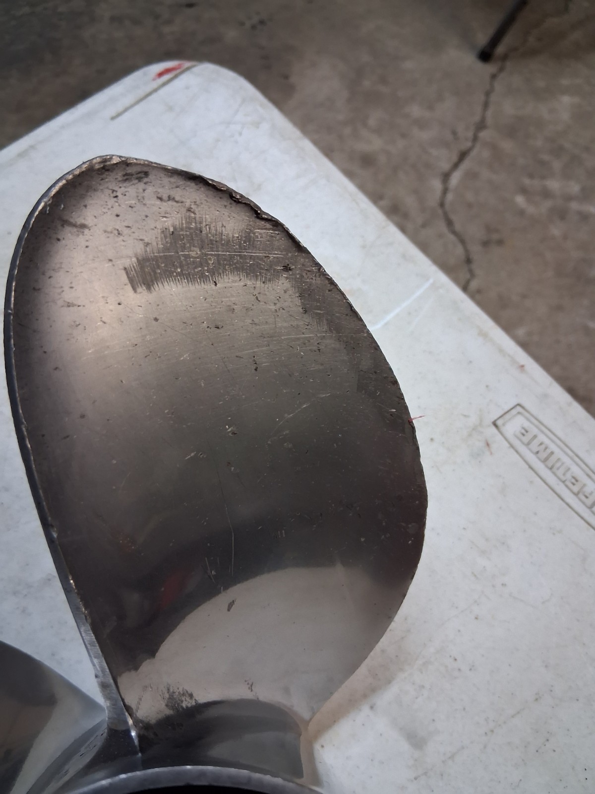 25p Sign 175738 OMC Renegade 4 Blade SS Stainless Prop 13.5 X 25p for sale ...