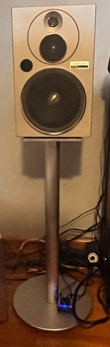 Technics  SB-F6 Pair Linear Phase Speakers In Great  Condition, Custom Stands