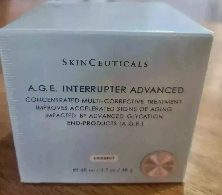 2 件装 Skinceuticals Age Interrupter 高级面霜 48 毫升 (1.7 盎司) | 密封 — 第 3/4 张图片