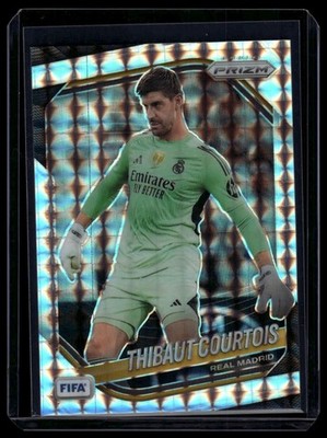 2025-26 Panini Prizm FIFA #190 Thibaut Courtois Mosaic Prizms