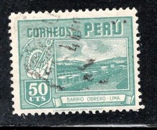 PERU LATIN AMERICA    STAMPS USED LOT 1870BY
