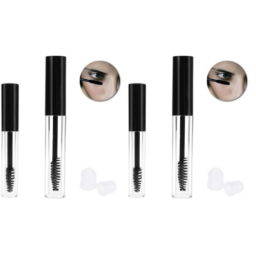 2 Pezzi Olio di Ricino Vuoto Vetro Mascara Bottiglia Ciglia Spazzola Tubo - Foto 3 di 3