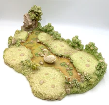 VTG 1998 Seraphim Classics Heavenly Reflections Retail Pond Base Display Retired