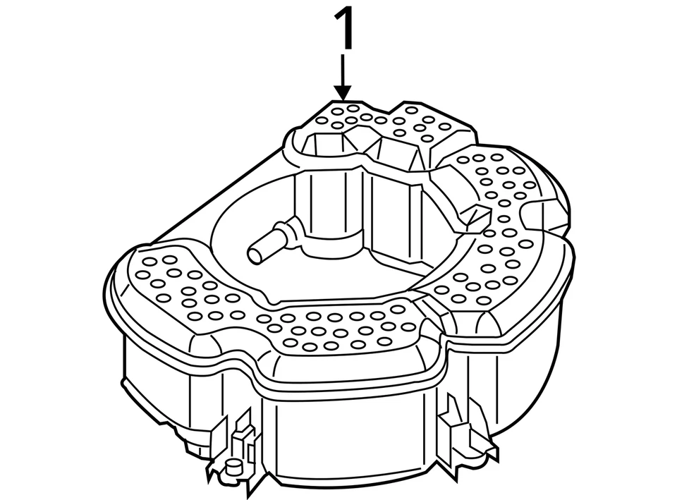 Volkswagen Jetta 2014 bote de carbón de vapor de combustible VVCGA Foto 4 de 4