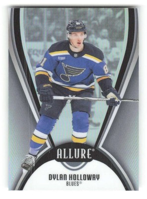 2025-26 Upper Deck Allure Black Rainbow #6 Dylan Holloway Blues