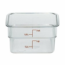New Cambro 2SFSCW135 Food Storage Container, (7574)