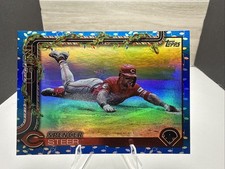 2025 Topps Holiday Spencer Steer  #H192 Cincinnati Reds