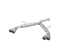 MBRP Exhaust 2.5in. Axle-Back. Dual Split Quad Rear Exit. AL. S4711AL