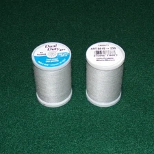 Coats & Clark, Dual Duty All Purp Polyester Thread, 250 yds, Silver (0230)