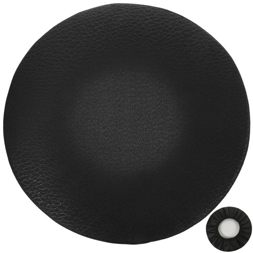 Slip Resistant Round Stool Cover Black Elastic Cushion Protector - Picture 6 of 12