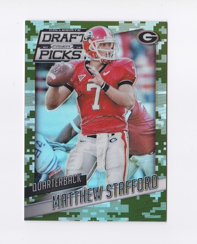 2015 Panini Prizm Draft Picks Prizms Camo #73 Matthew Stafford /199 Lions UGA