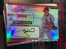 2002 Absolute Memorabilia Absolutely Ink #AI23 J.D. Drew SP/100 cardinals! kc57