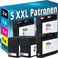 5X Tinte Patronen FüR Hp 932XL+933XL Officejet 6100 6600 6700 7110 7510A 7610