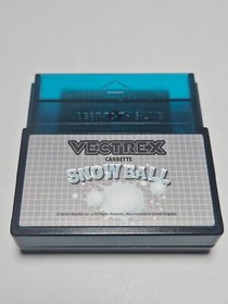 Vectrex Snow Ball Complete Boxed Game by Vector Republic in Teal Blue #132