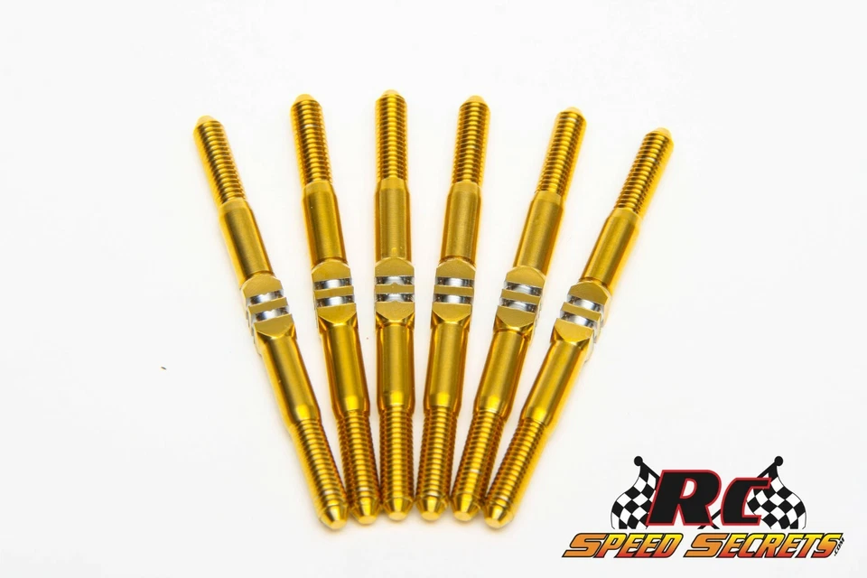 RCSS AE T7 / SC7 / T6.4 / SC6.4 SMOOTH 3.5mm Titanium Turnbuckle Kit - Image 4 of 4
