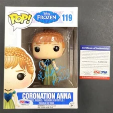 Kristen Bell Full autograph signed Frozen Coronation Anna Funko Pop PSA/DNA COA