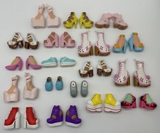 Bratz Doll Lot Of 18 Pairs Of Shoes Boots High Heels Sneakers