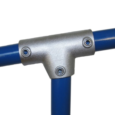 Schlüsselschelle 155-B34 - langes T-Stück - Rampe 34 mm 155 34 B Gerüstrohrschellen für Stahl