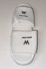 W HOTEL HONG KONG SLIPPERS ADULT SIZE - W HOTEL in KOWLOON HONG KONG