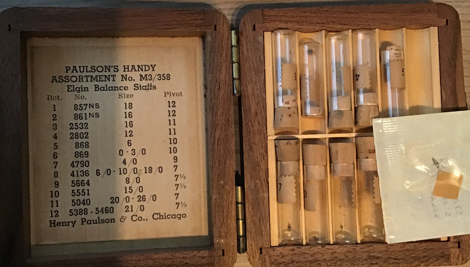 Elgin Vintage NOS Pocket Watch Balance Staffs eBay