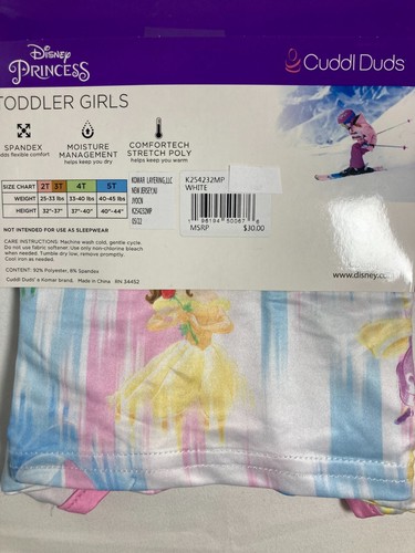NWT Toddler Girls Cuddl Duds Thermal Warm Layers 2-Piece Set fabrics & prints - 第 30/43 張圖片