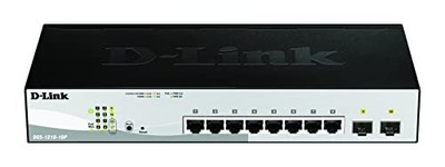 D-Link DGS-1210-10P Managed L2 Gigabit Ethernet (10/100/1000) Power over Ethern