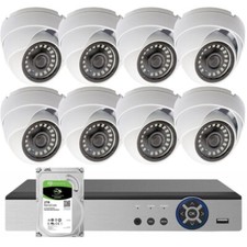 Evertech 8ch Security Camera Systems 8x 1080p...